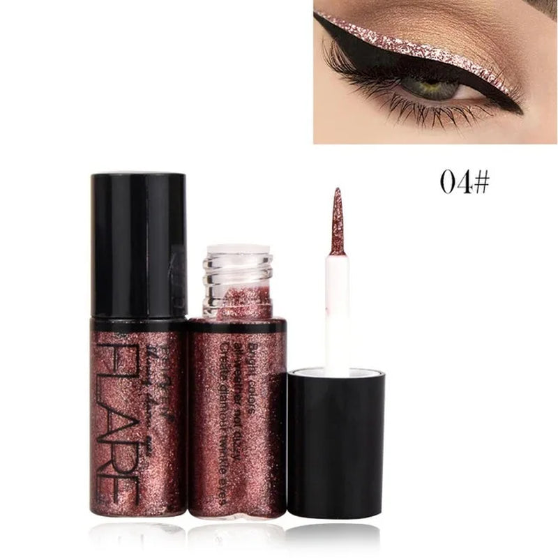 Big Seal Stamp Liquid Eyeliner Pen Waterproof Fast Dry Black Eye Liner Pencil with Eyeliner Cosmetic Double-Ended Eyeliner