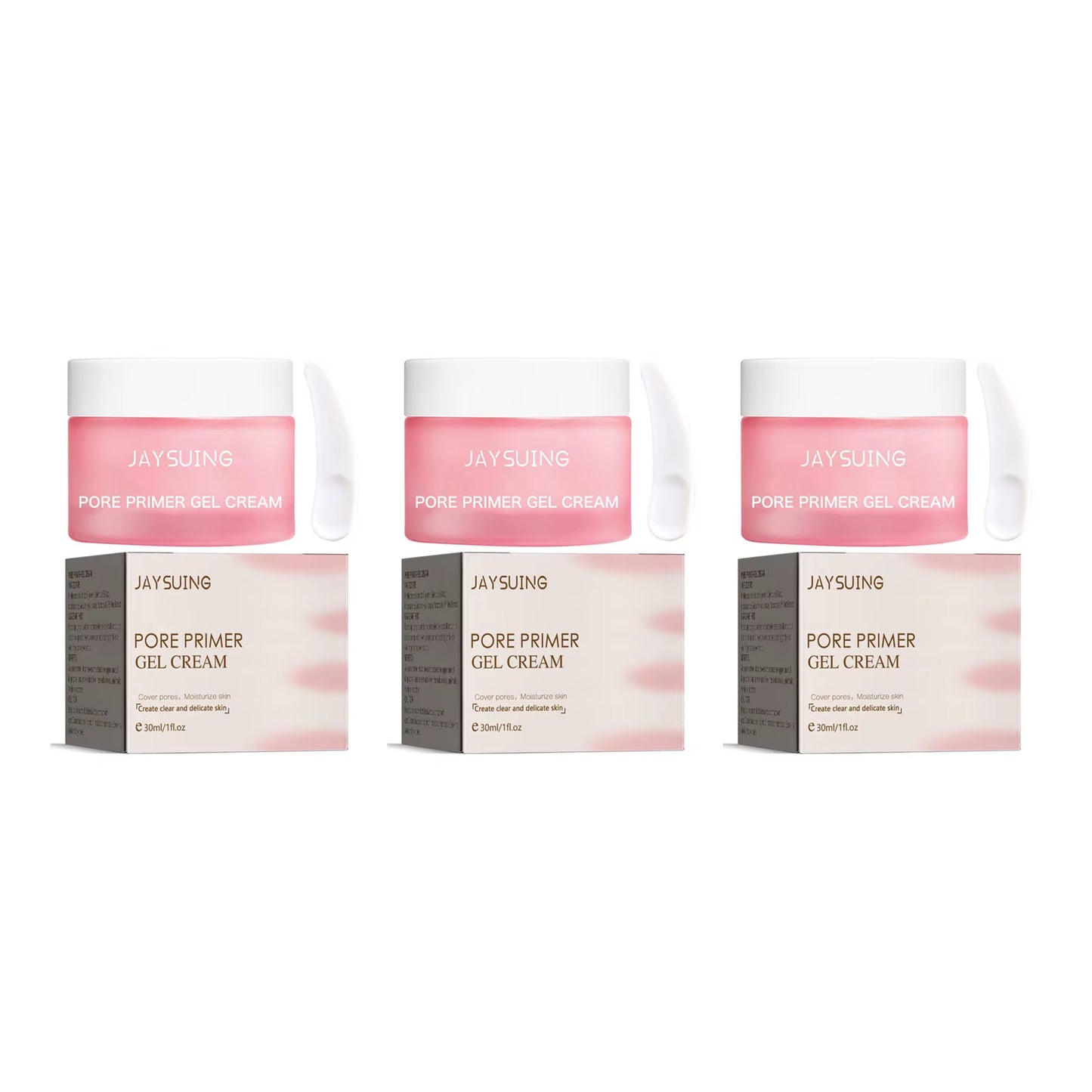 Facial Invisible Pore Primer Cream Long Lasting Base Makeup Natural Matte Oil Control Refreshing Moisturizing Face Isolation Gel