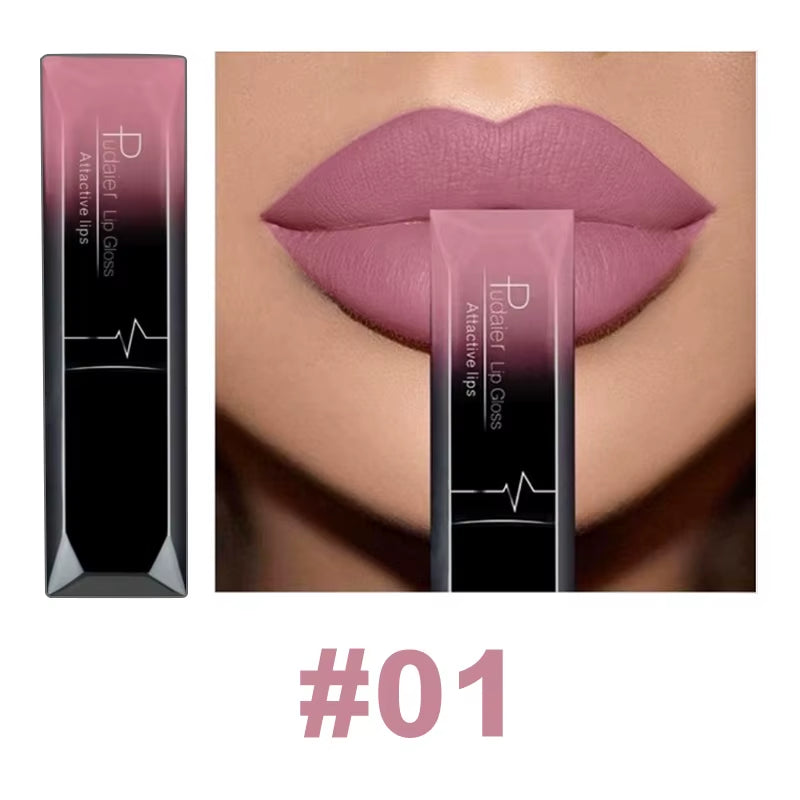 21 Color Lip Gloss Waterproof Matte Liquid Lipstick Moisturizing Lip Gloss Lip Makeup Beauty Cosmetics
