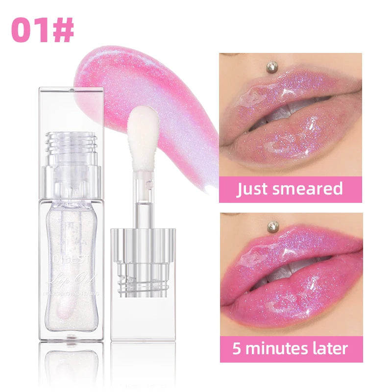 Lip Oil Magic Warm Color Changing Lipstick Balm Lip Glaze Transparent Moisturizing Lipgloss Shiny Glitter Lips Cosmetics