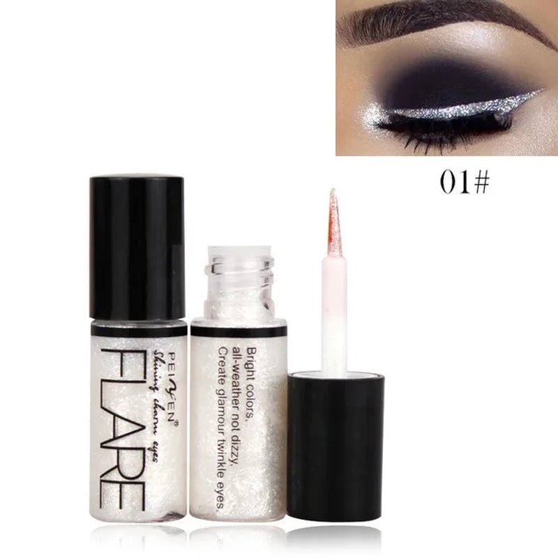 Big Seal Stamp Liquid Eyeliner Pen Waterproof Fast Dry Black Eye Liner Pencil with Eyeliner Cosmetic Double-Ended Eyeliner