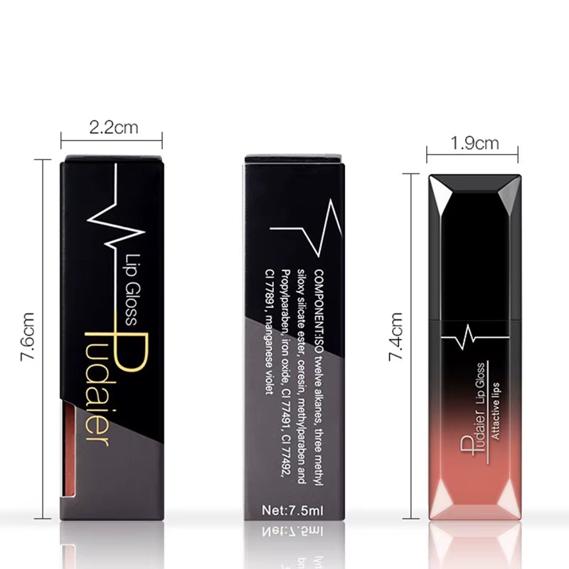 21 Color Lip Gloss Waterproof Matte Liquid Lipstick Moisturizing Lip Gloss Lip Makeup Beauty Cosmetics