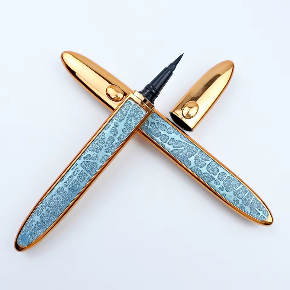 Magic Self-Adhesive Liquid Eyeliner Pencil Glue-Free Magnetic-Free for Eyelashes Waterproof Eye Liner Pen Makeup Cosmetic