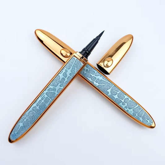 Magic Self-Adhesive Liquid Eyeliner Pencil Glue-Free Magnetic-Free for Eyelashes Waterproof Eye Liner Pen Makeup Cosmetic