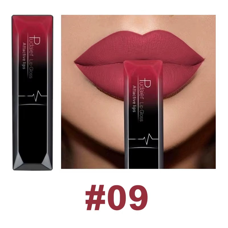 21 Color Lip Gloss Waterproof Matte Liquid Lipstick Moisturizing Lip Gloss Lip Makeup Beauty Cosmetics