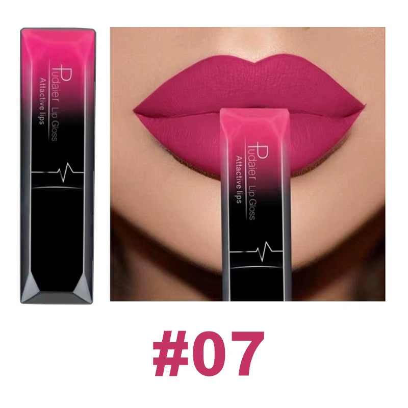21 Color Lip Gloss Waterproof Matte Liquid Lipstick Moisturizing Lip Gloss Lip Makeup Beauty Cosmetics