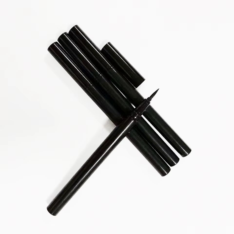 Magic Self-Adhesive Liquid Eyeliner Pencil Glue-Free Magnetic-Free for Eyelashes Waterproof Eye Liner Pen Makeup Cosmetic