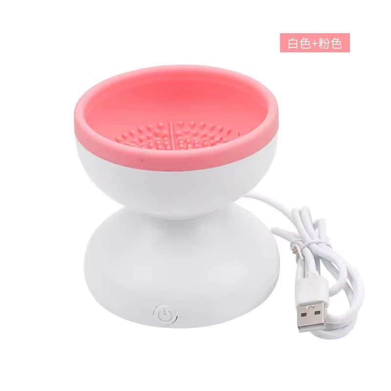 Hooxii Makeup Brush Cleaner Machine, Two Gears Speed and Dehydration Function，Travel Portable Automatic