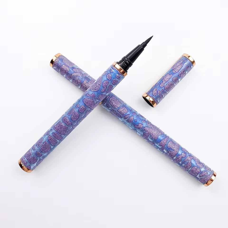 Magic Self-Adhesive Liquid Eyeliner Pencil Glue-Free Magnetic-Free for Eyelashes Waterproof Eye Liner Pen Makeup Cosmetic