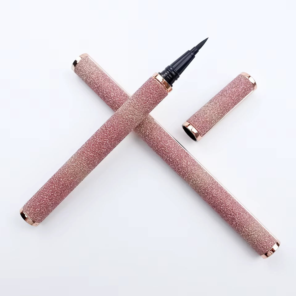 Magic Self-Adhesive Liquid Eyeliner Pencil Glue-Free Magnetic-Free for Eyelashes Waterproof Eye Liner Pen Makeup Cosmetic