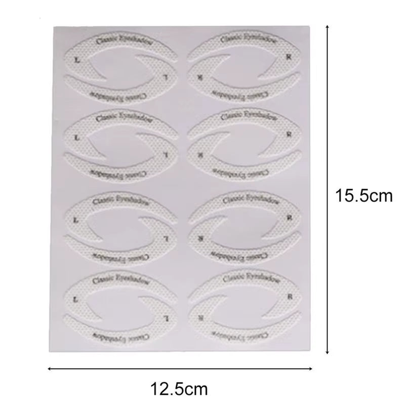 Eyebrows Eye Shadow Makeup Template Tool Eye Makeup Stencils Set Eyeliner Template Shaping Tools Styling Drawing Guide for Women