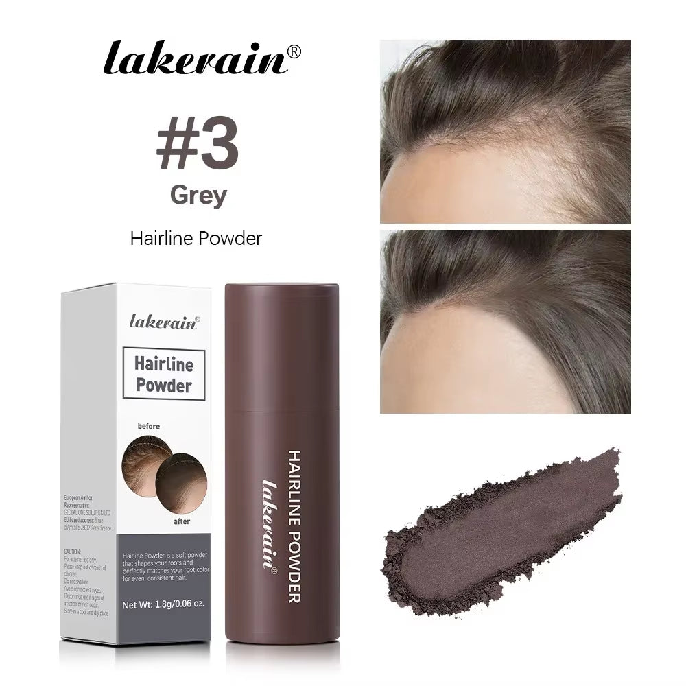 Black Brown Hairline Powder Waterproof Hair Dye Contour Stick Instantly Conceals Hair Root Forehead Clavicle Face Shadow Makeup