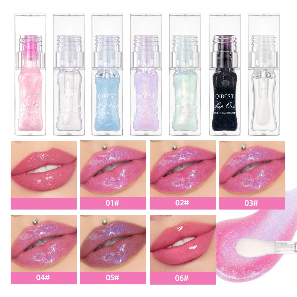 Lip Oil Magic Warm Color Changing Lipstick Balm Lip Glaze Transparent Moisturizing Lipgloss Shiny Glitter Lips Cosmetics